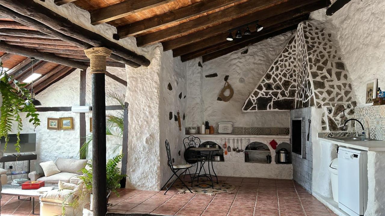 Casa Mara Casa Rural Con Terraza, Barbacoa Y Vistas Al Teide El Tanque Exteriör bild